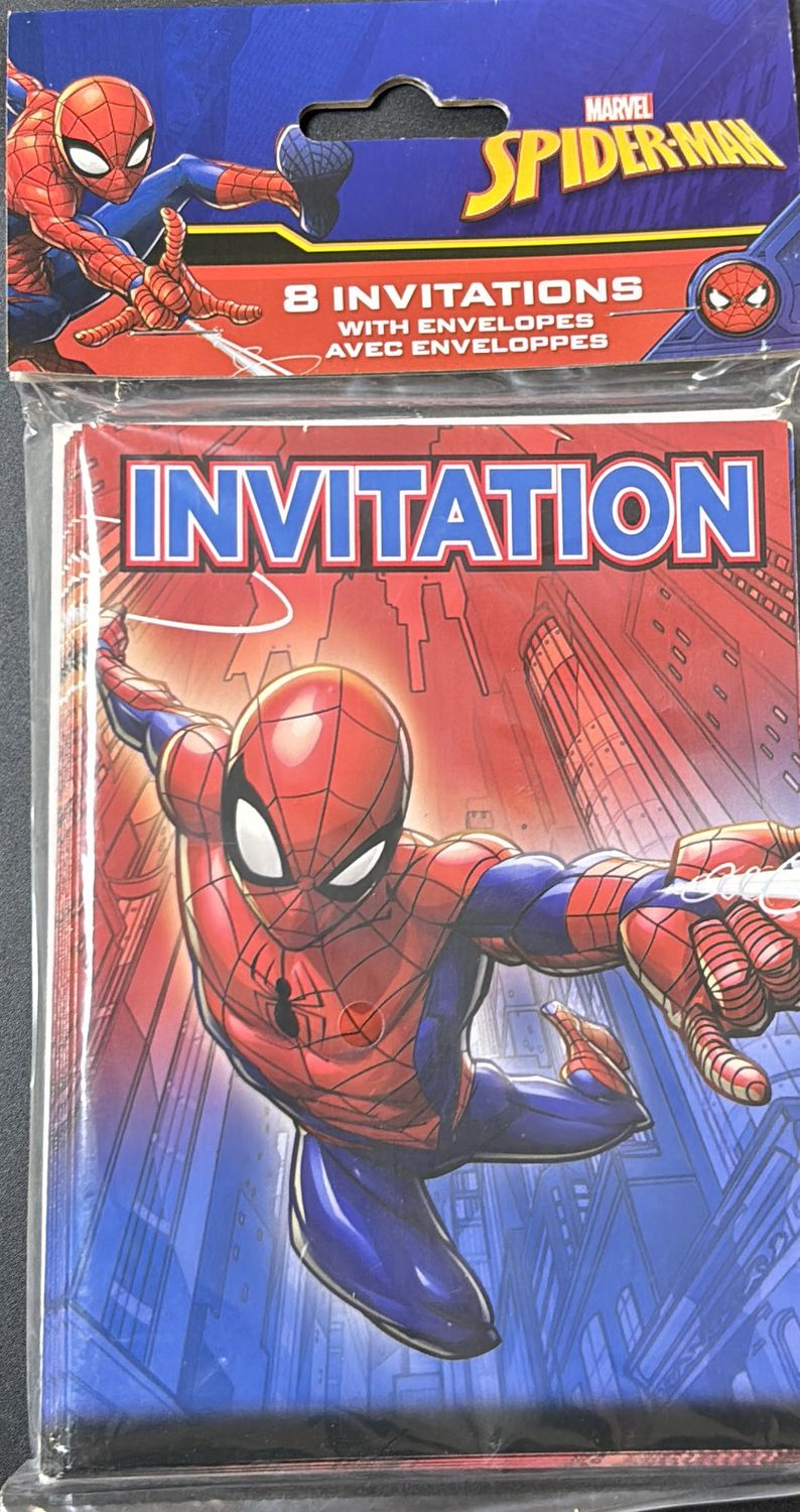 INVITATION SPIDERMAN