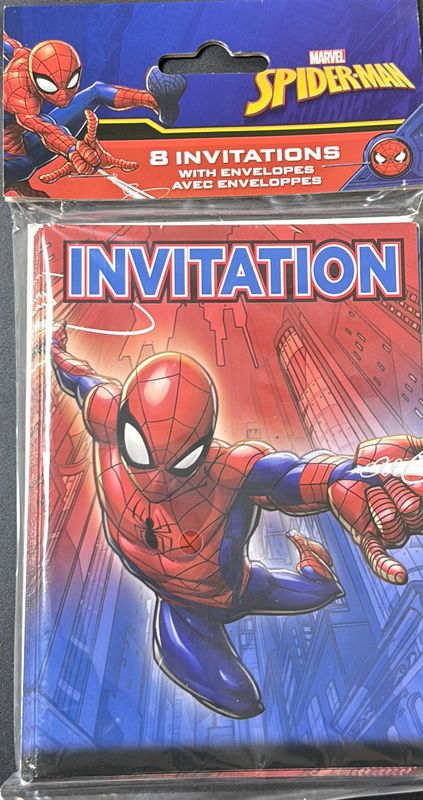 SPIDERMAN INVITATION