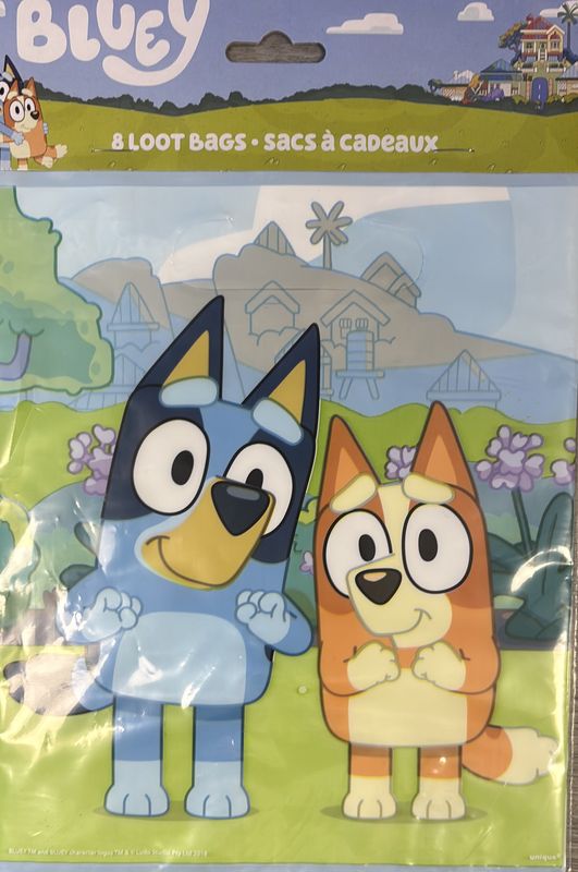 BLUEY LOOT BAG