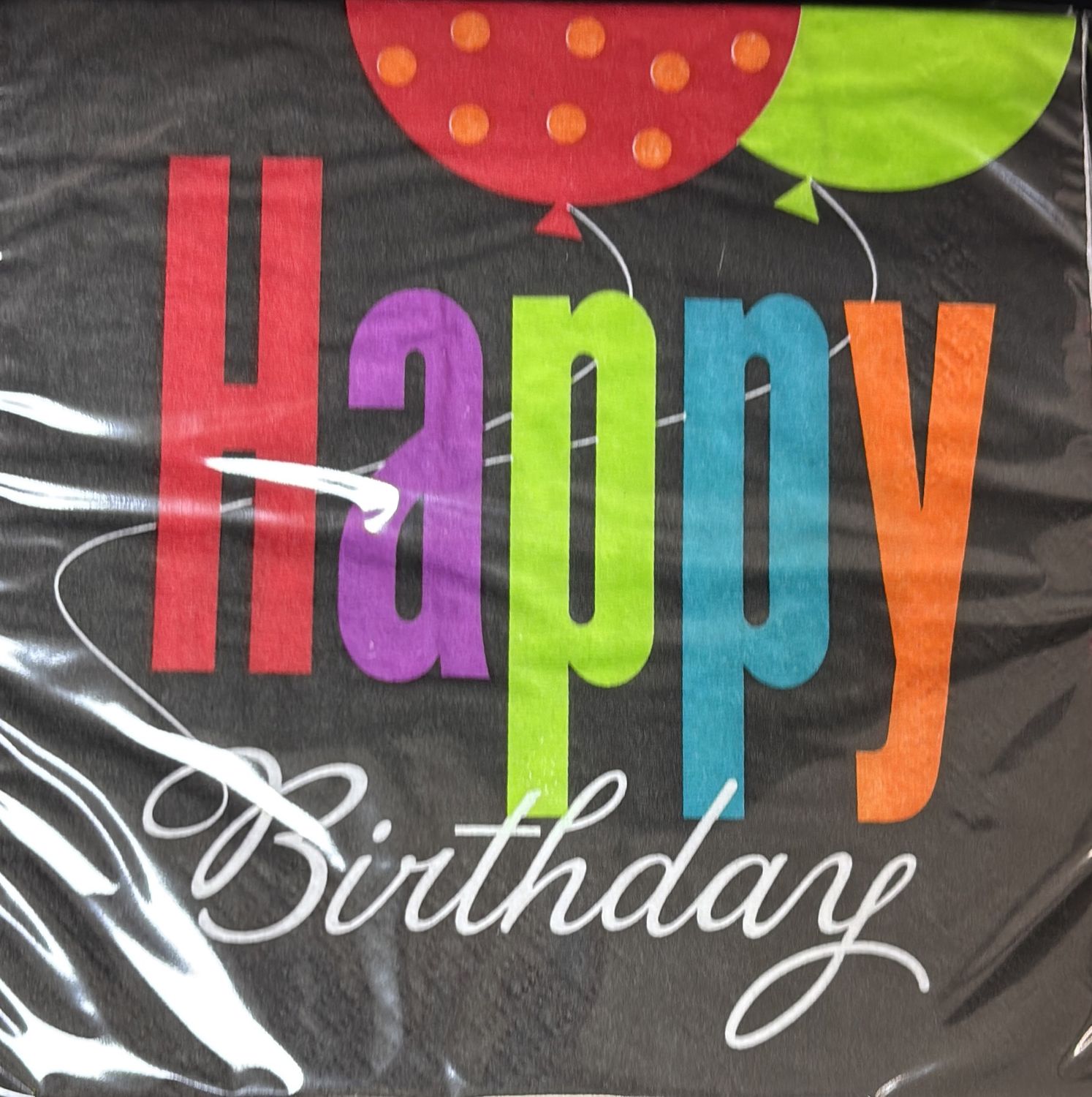 BIRTHDAY CHEER LUNCHEON NAPKIN