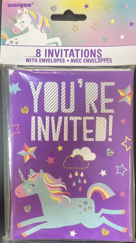 INVITATION UNICORN