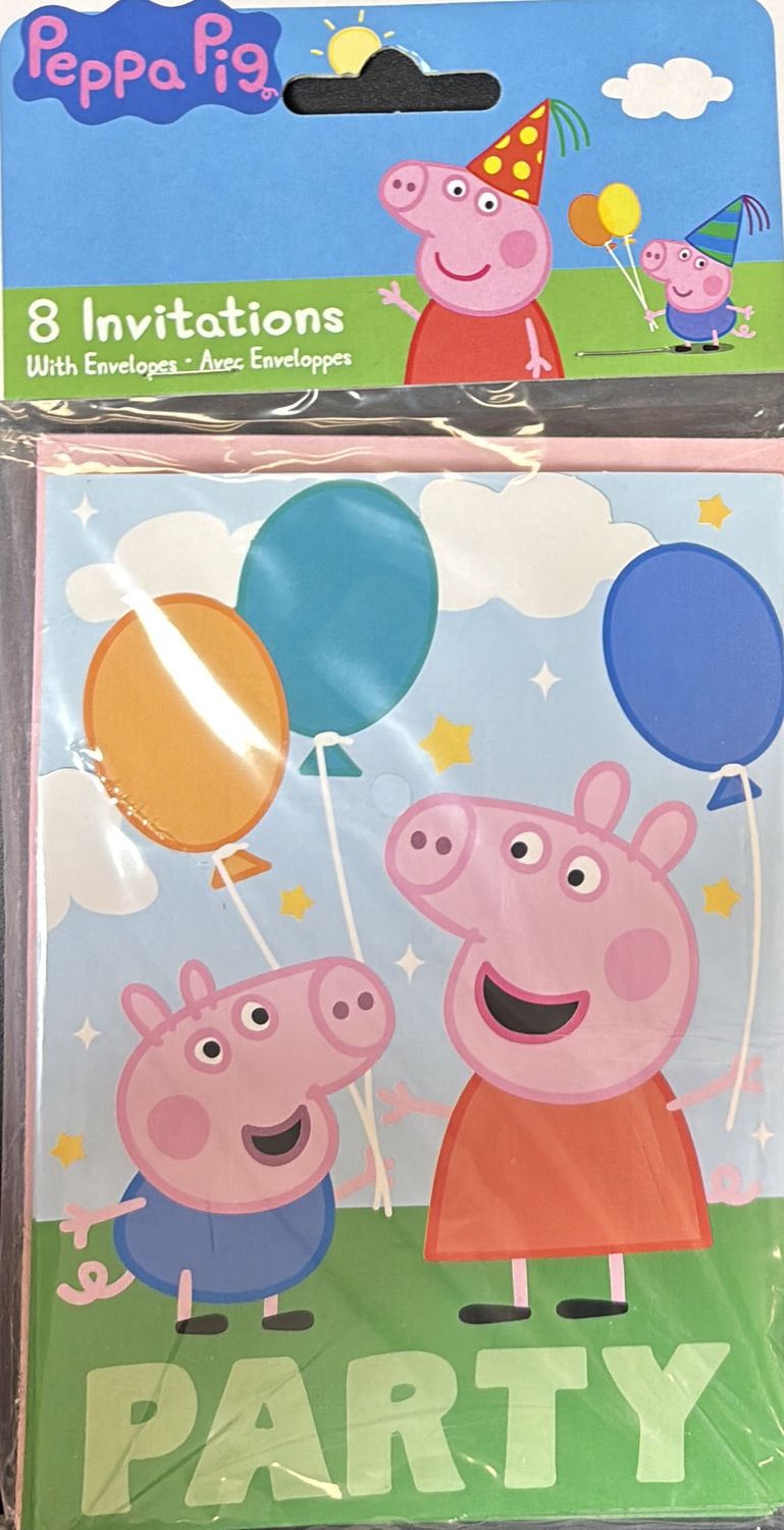 INVITATION PEPPA PIG