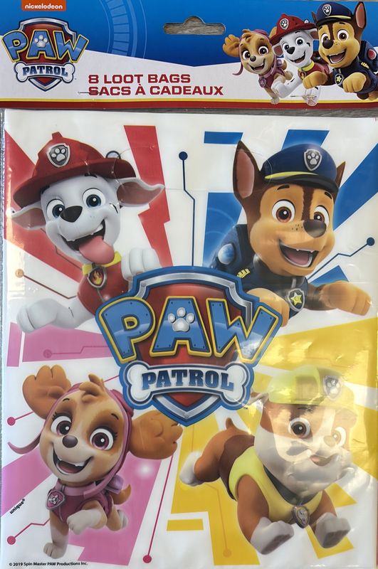 PAW PATROL LOOT BAG