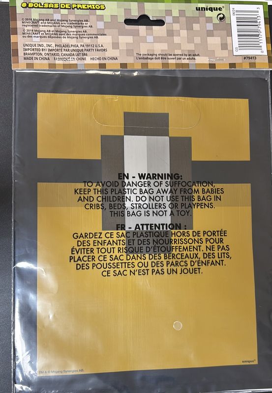 Minecraft Loot Bag