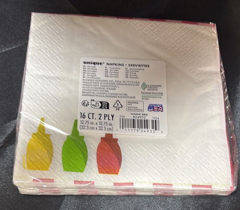 Bbq Luncheon Napkin