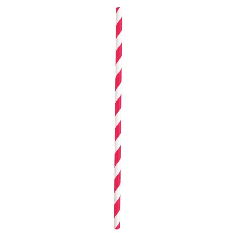 Red Paper Straw