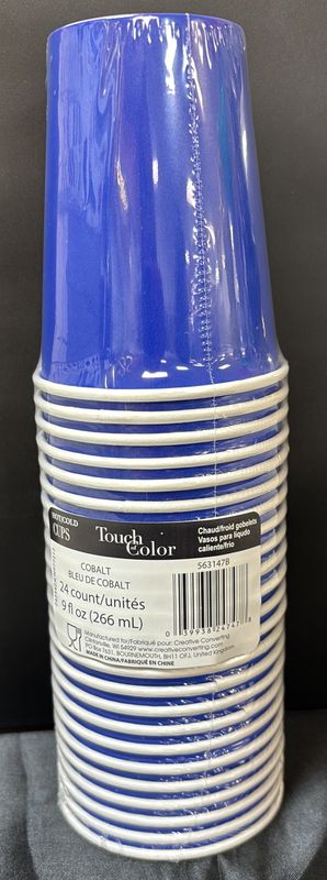 Cobalt Paper Cups