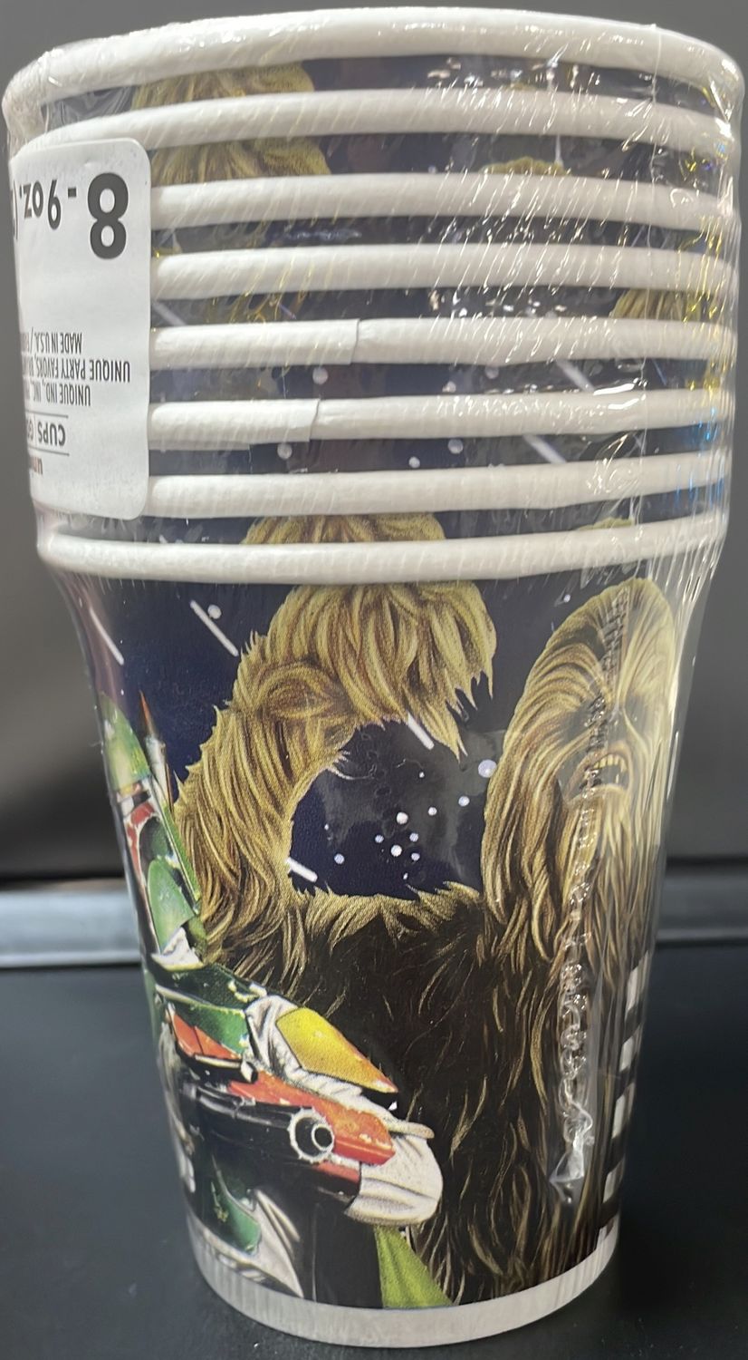 PAPER CUPS STAR WARS
