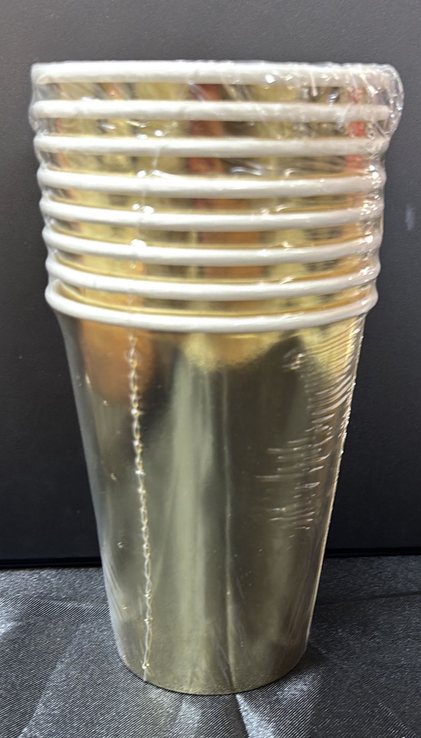GOLD PAPER CUPS