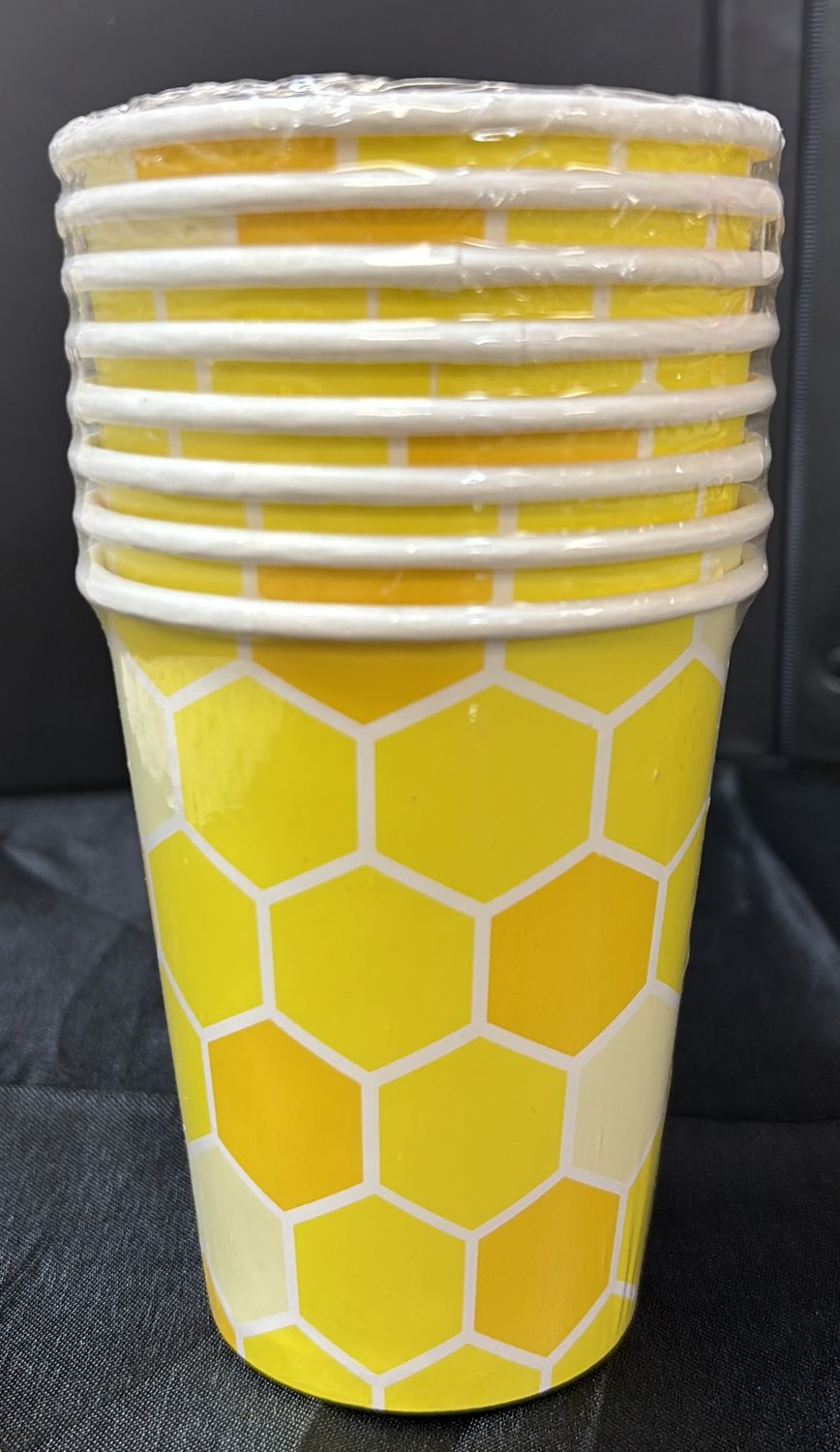 PAPER CUPS BUMBLEBEE