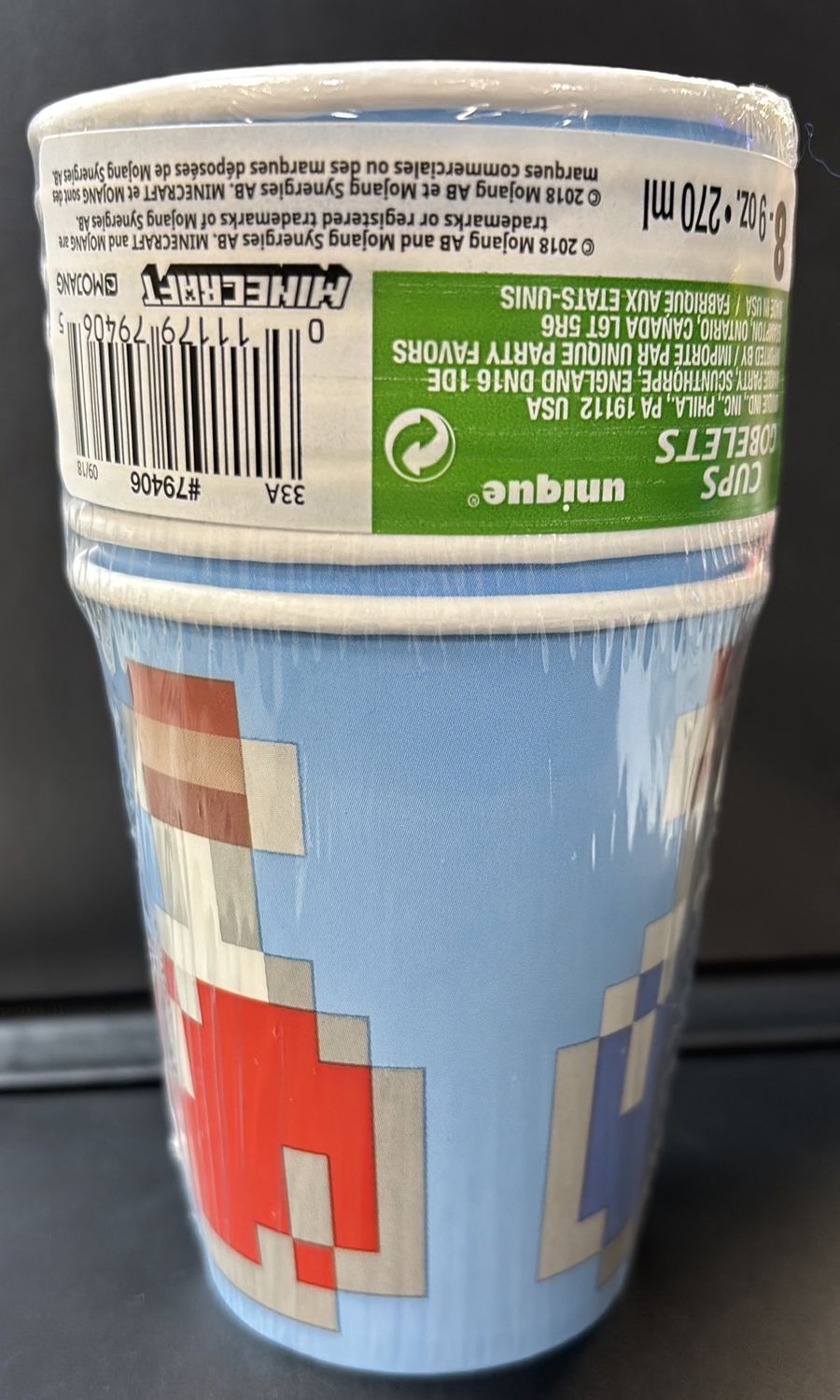 PAPER CUP MINECRAFT