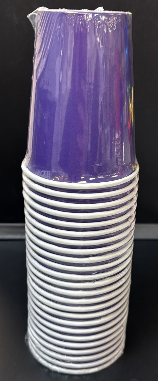 PURPLE PAPER CUPS