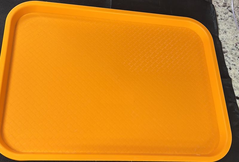 ORANGE TRAY
