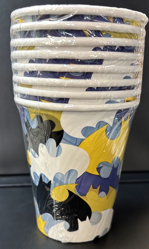 BATMAN PAPER CUPS