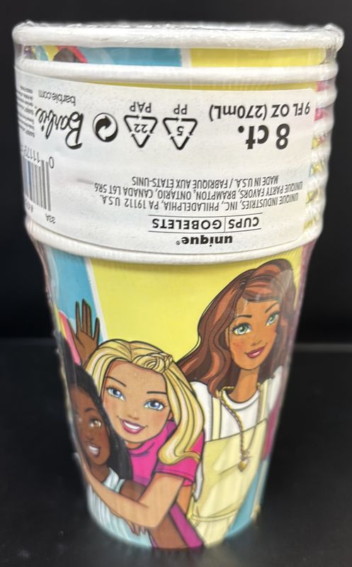 Barbie Paper Cups