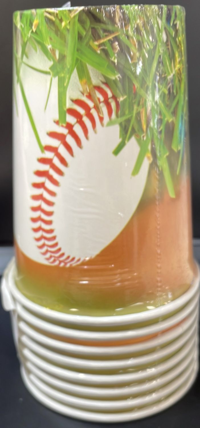 BASEBALL PAPER CUPS