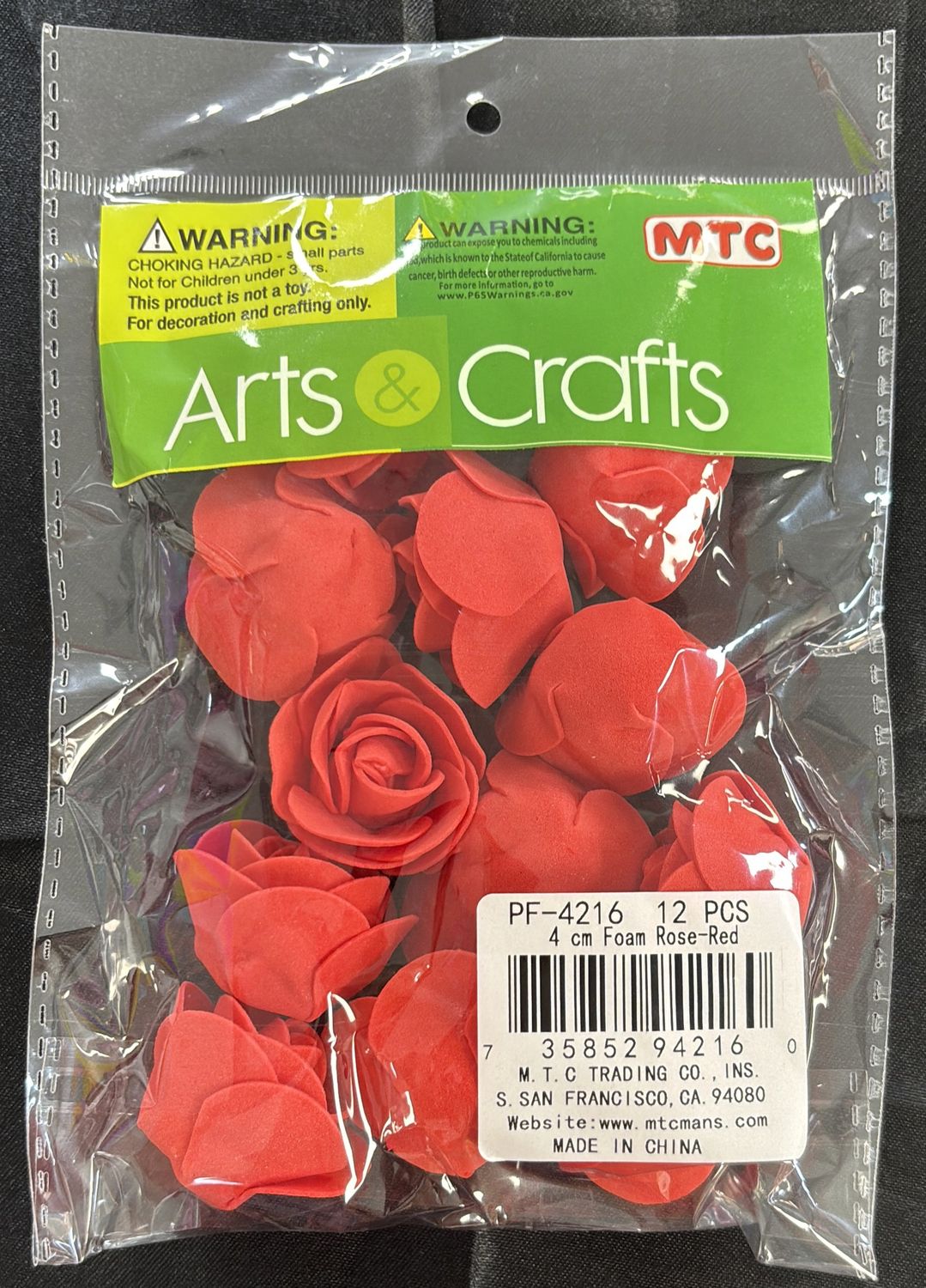 RED FOAM ROSES