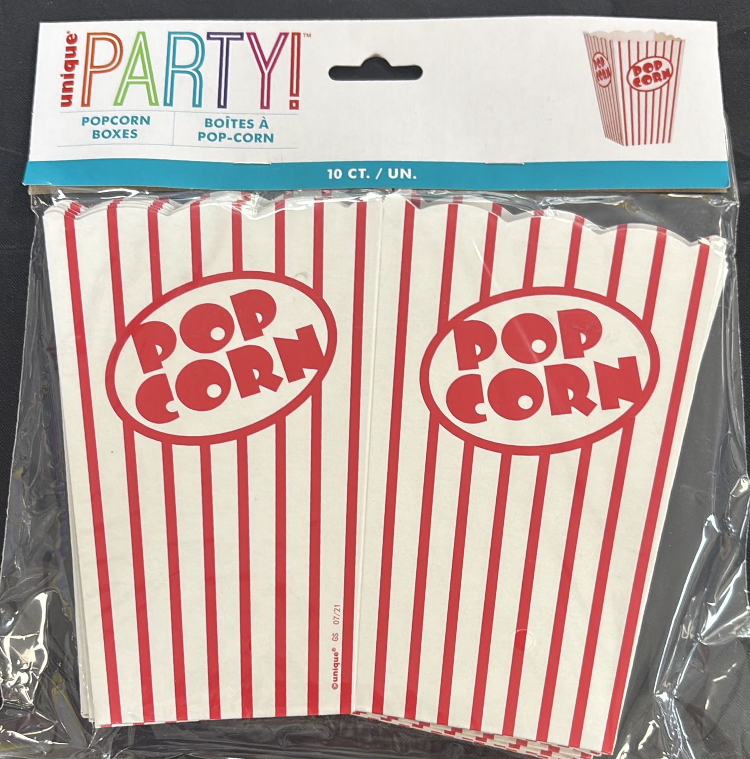 POPCORN BOXES 10CT