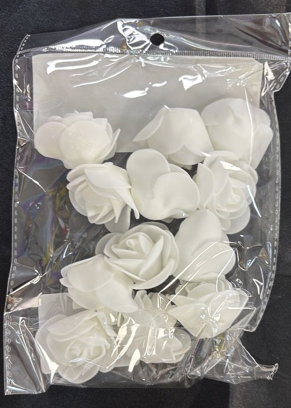 White Foam Roses