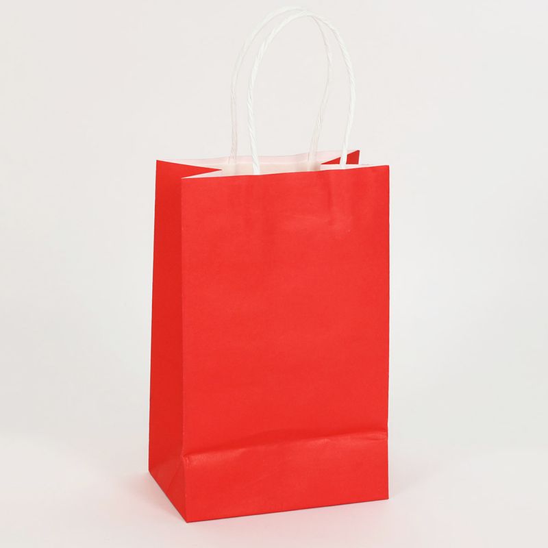 Red Paper Tote 10Ct 5.25X8.25