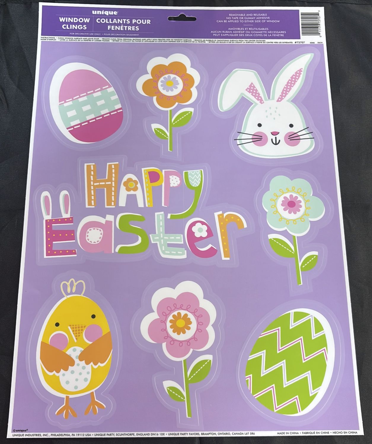 WINDOW CLING EASTER