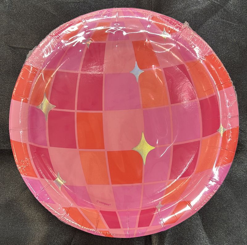 PAPER PLATE SMALL SUMMER DISCO