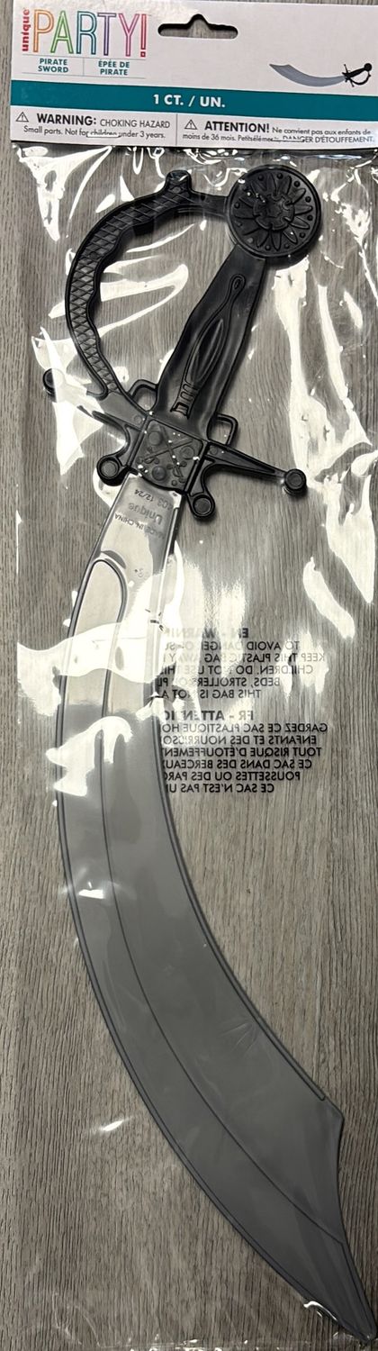 AHOY PIRATE PLASTIC SWORD