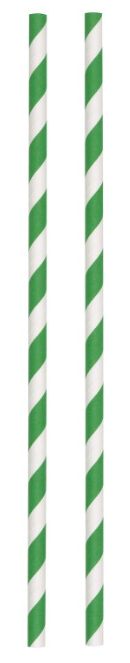 EMERALD GREEN PAPER STRAW