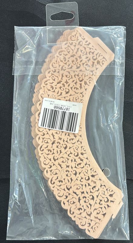 Blush Laser Cut Cupcake Wraps 25Ct