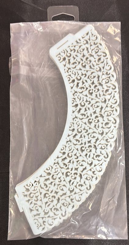 LIGHT BLUE LASER CUT CUPCAKE WRAPS 25CT