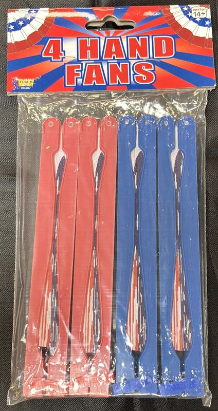 AMERICAN FLAG HAND FAN