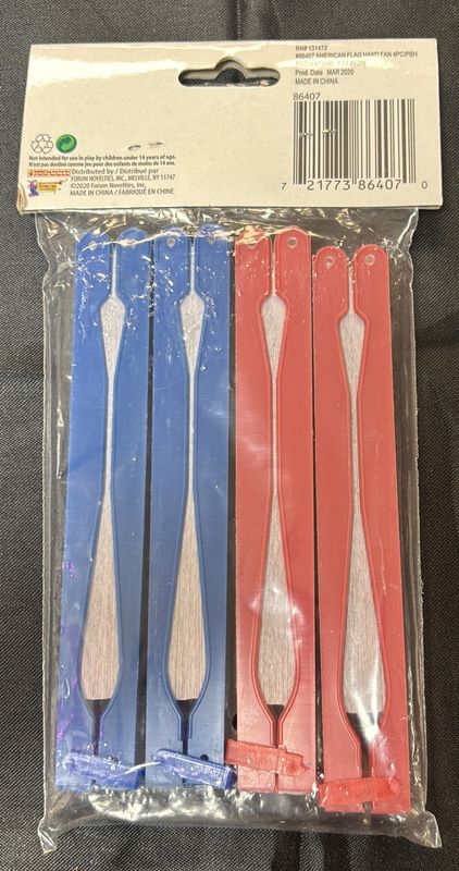 American Flag Hand Fan