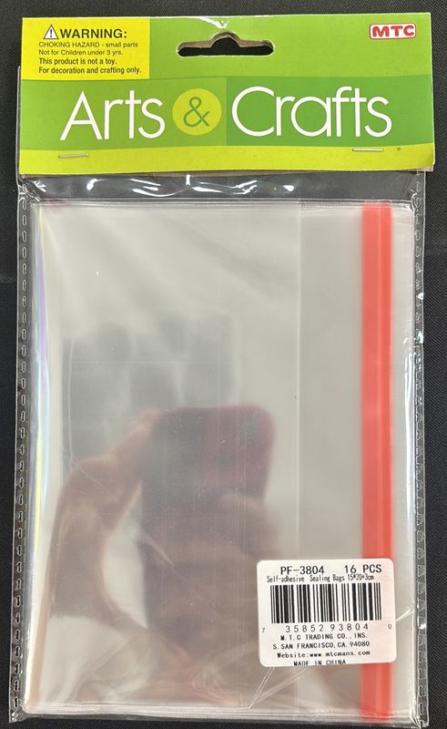 6X8" SELF ADHESIVE SEALING BAG