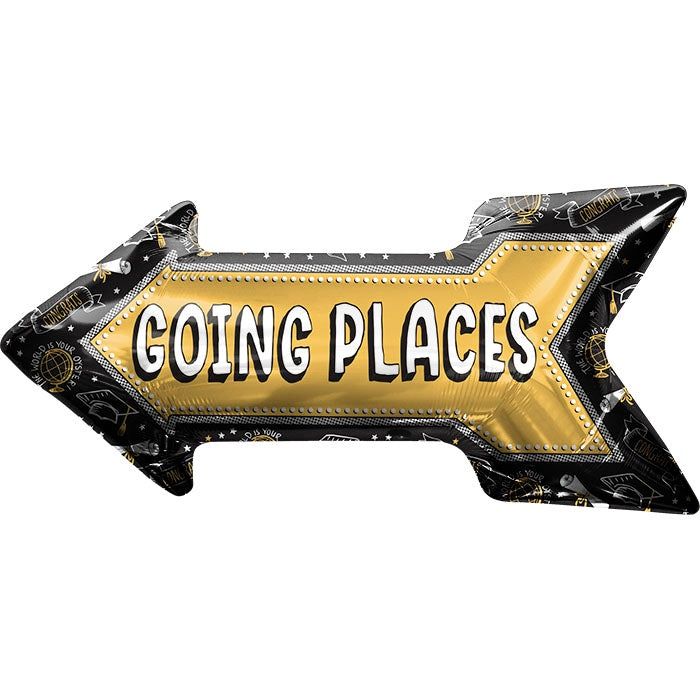 GRAD GOING PLACES ARROW 36" FOIL