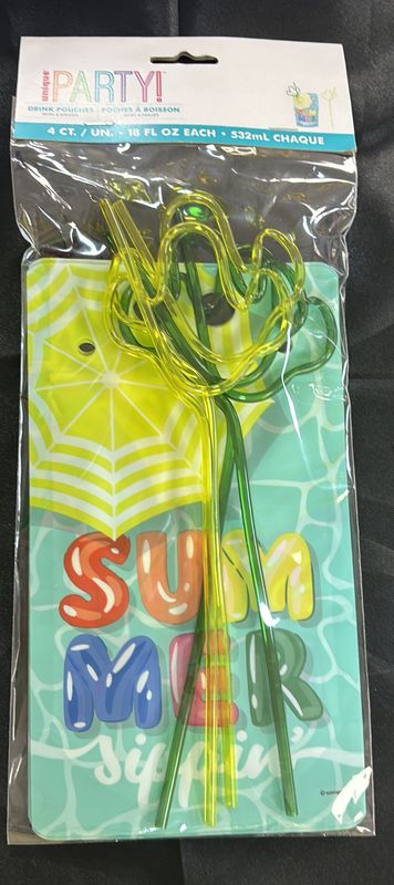 4 Drink Pouches Cactus