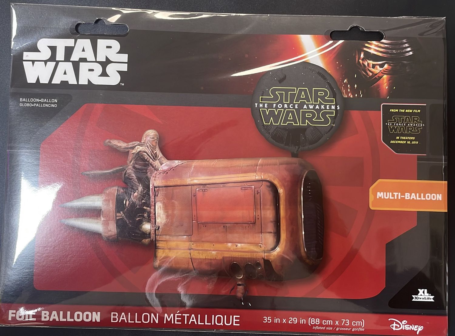 STAR WARS THE FORCE AWAKENS 35" BALLOON