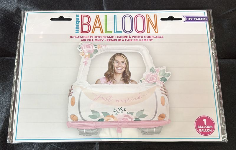 41" INFLATABLE PHOTO FRAME JUST MARRIED