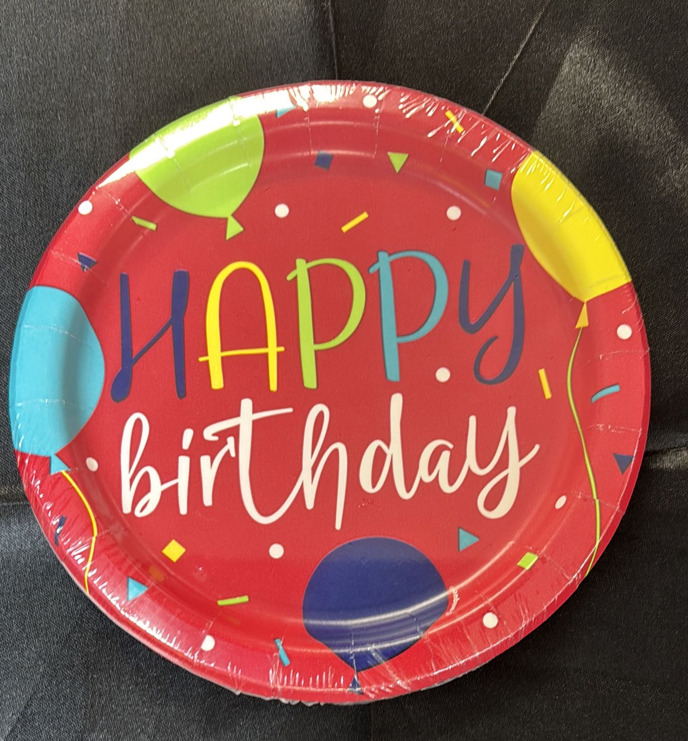 8 HAPPY BIRTHDAY PLATES