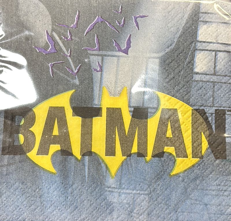 BATMAN BEVERAGE NAPKIN