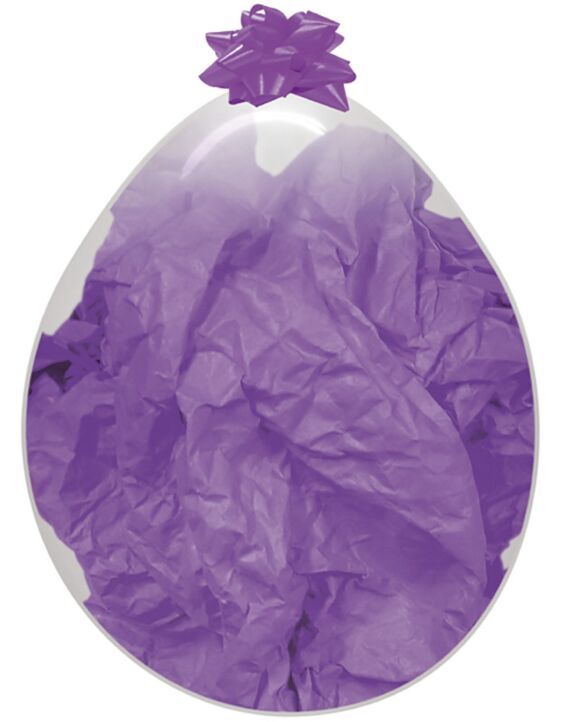 18" Stuffing Latex Crystal Clear