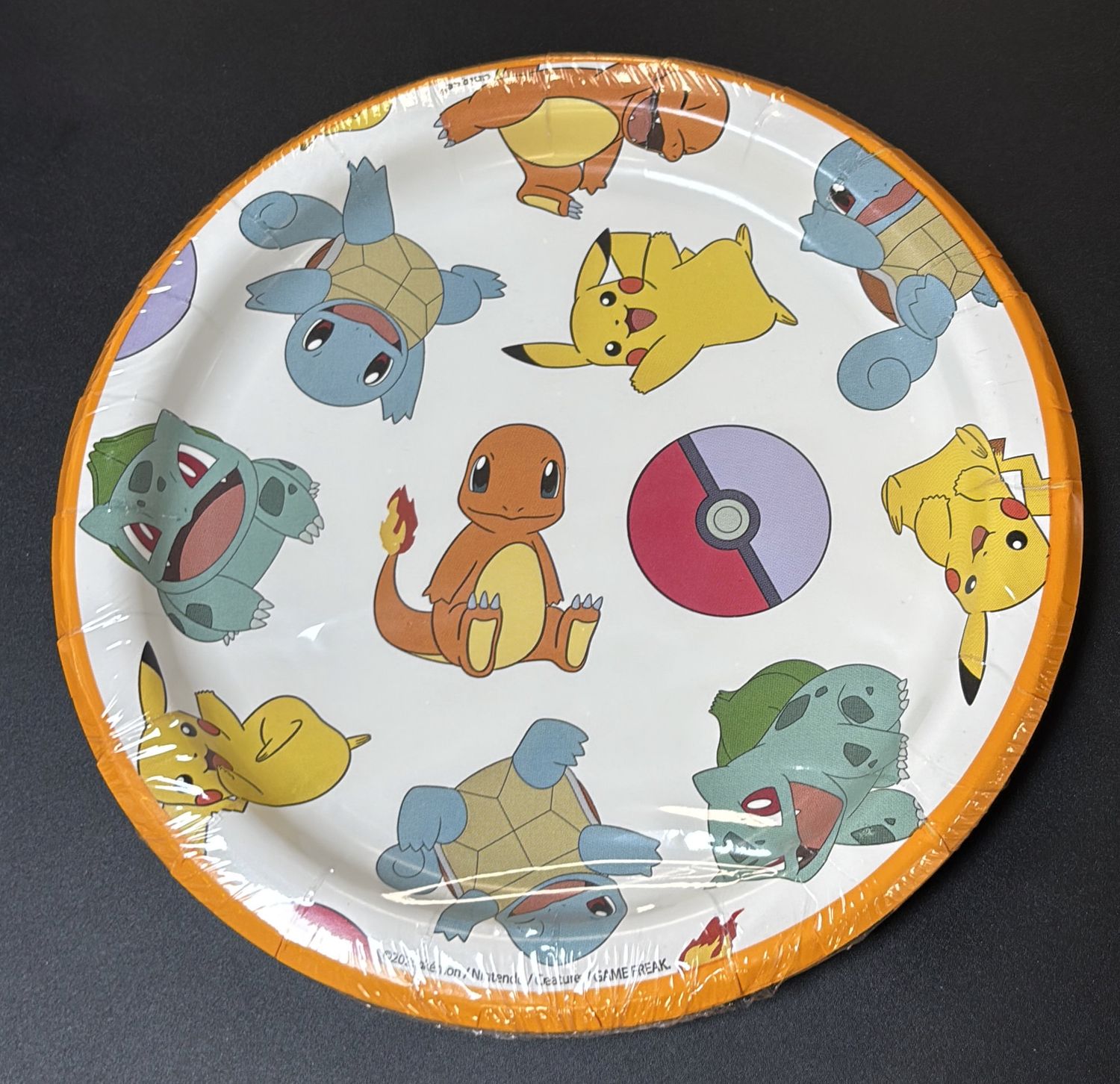 PAPER PLATE SMALL POKEMON