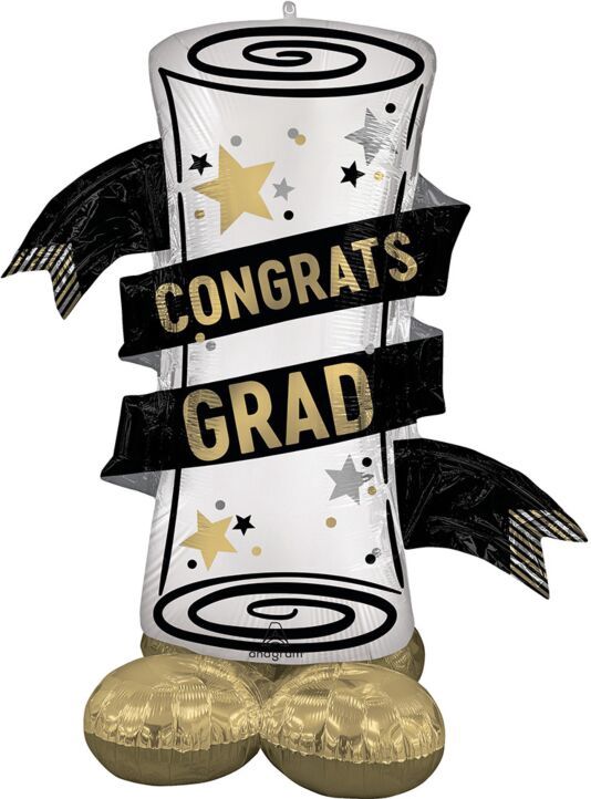 55" Grad Diploma Airloonz