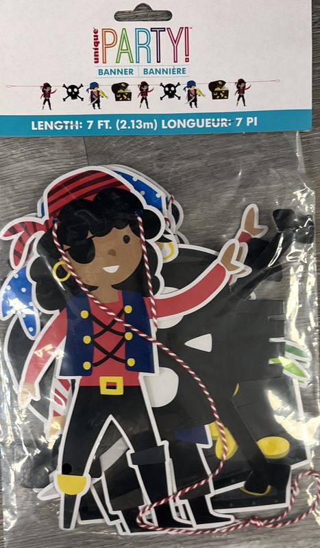 AHOY PIRATE GARLAND 7FT