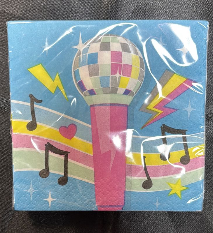 BIRTHDAY BEATS BEVERAGE NAPKIN