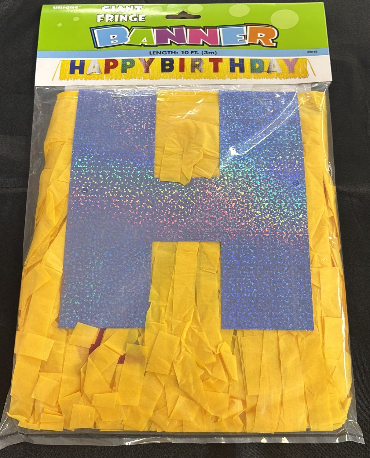 BANNER GIANT BDAY FRINGE