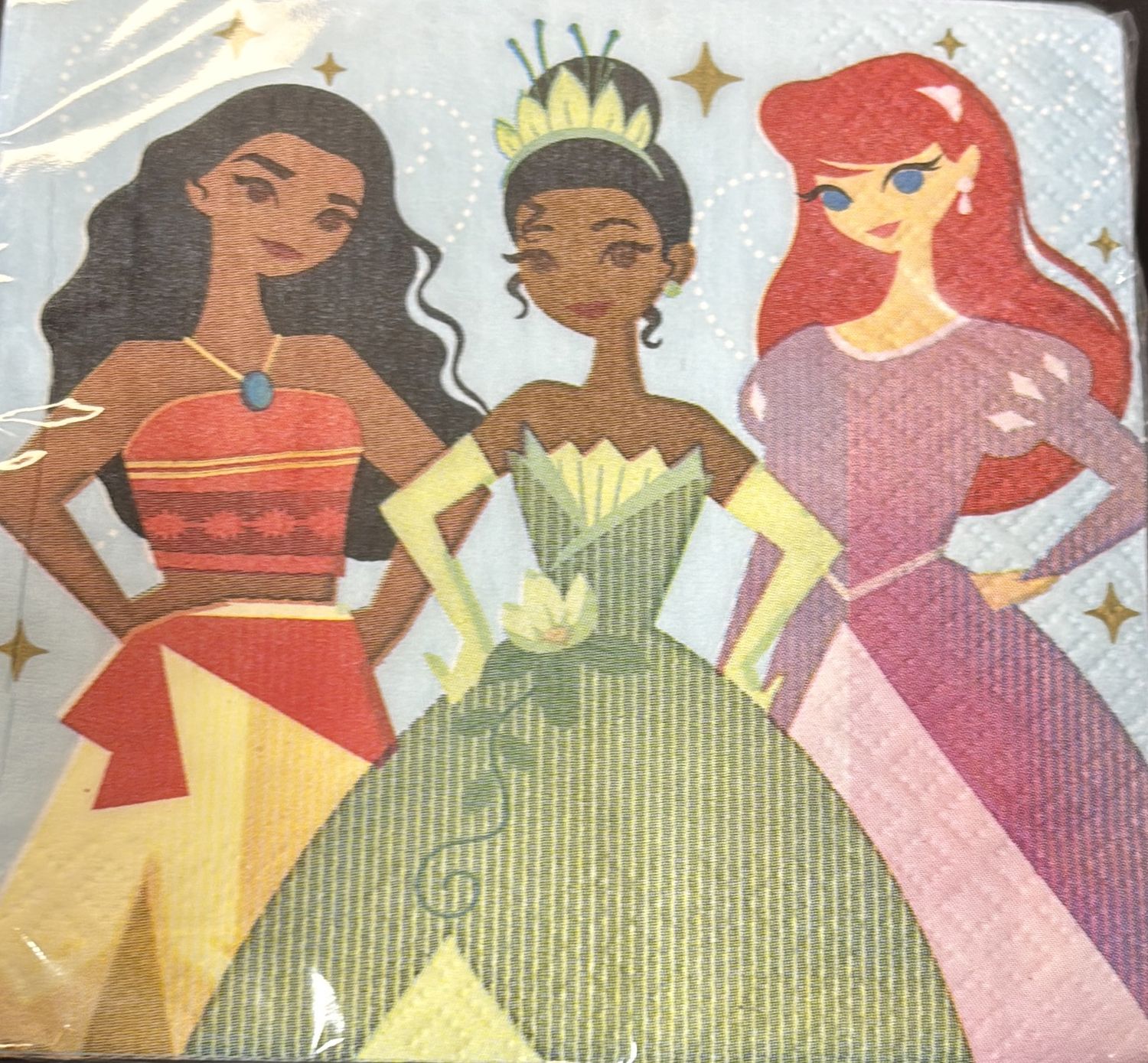 BEVERAGE NAPKIN DISNEY PRINCESS
