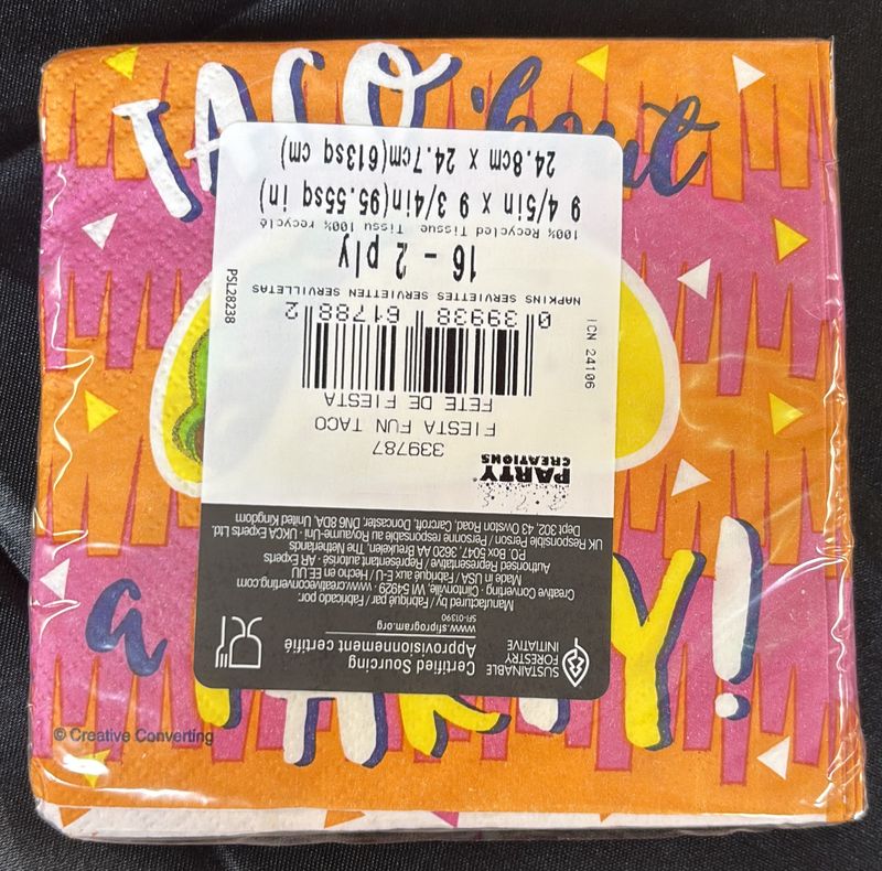Beverage Napkin Fiesta Fun Taco