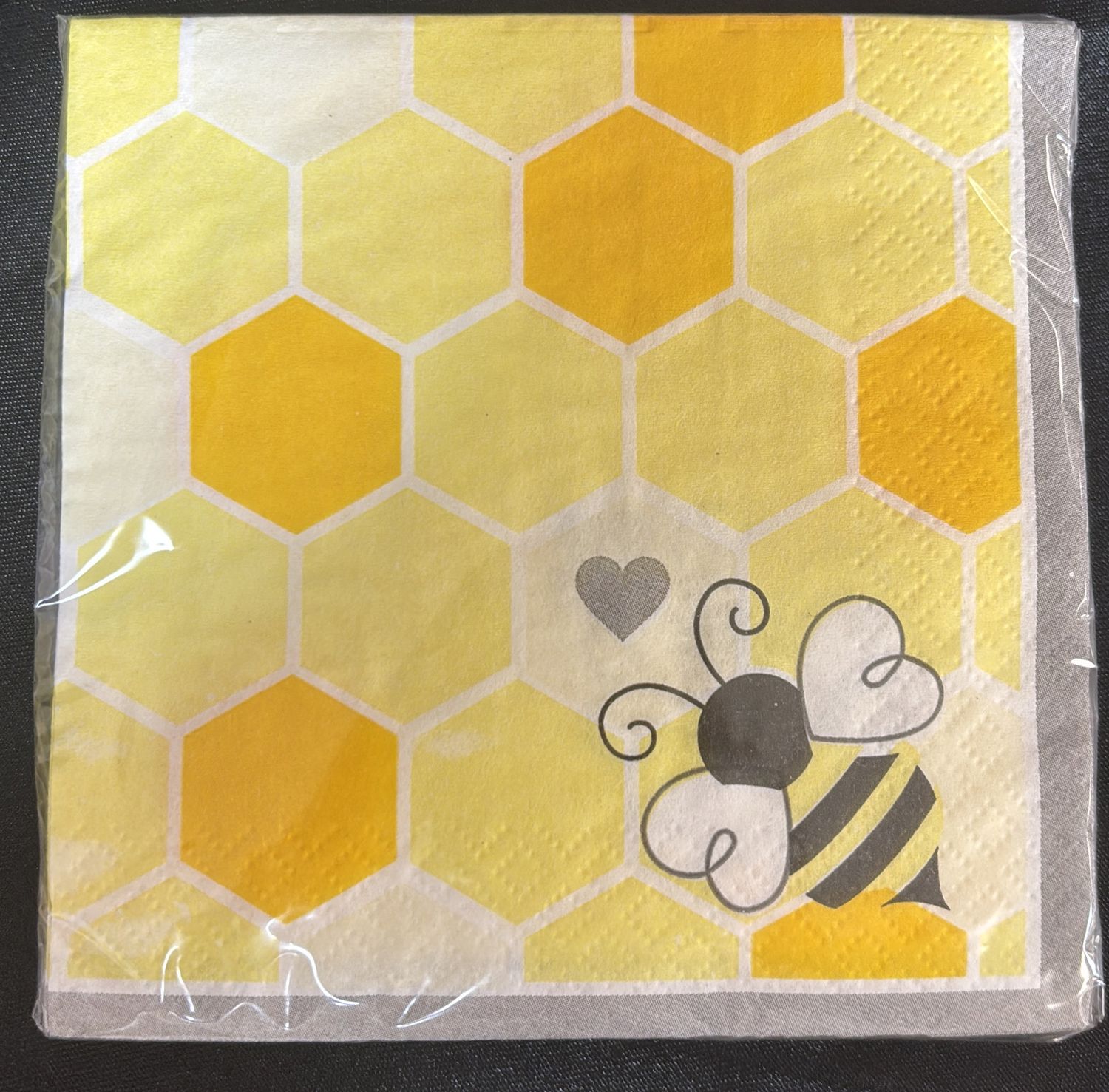 BEVERAGE NAPKIN BUMBLEBEE