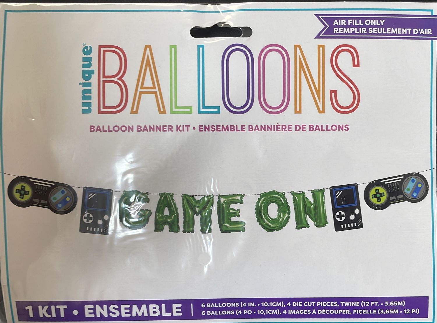 BANNER KIT GAMER BIRTHDAY