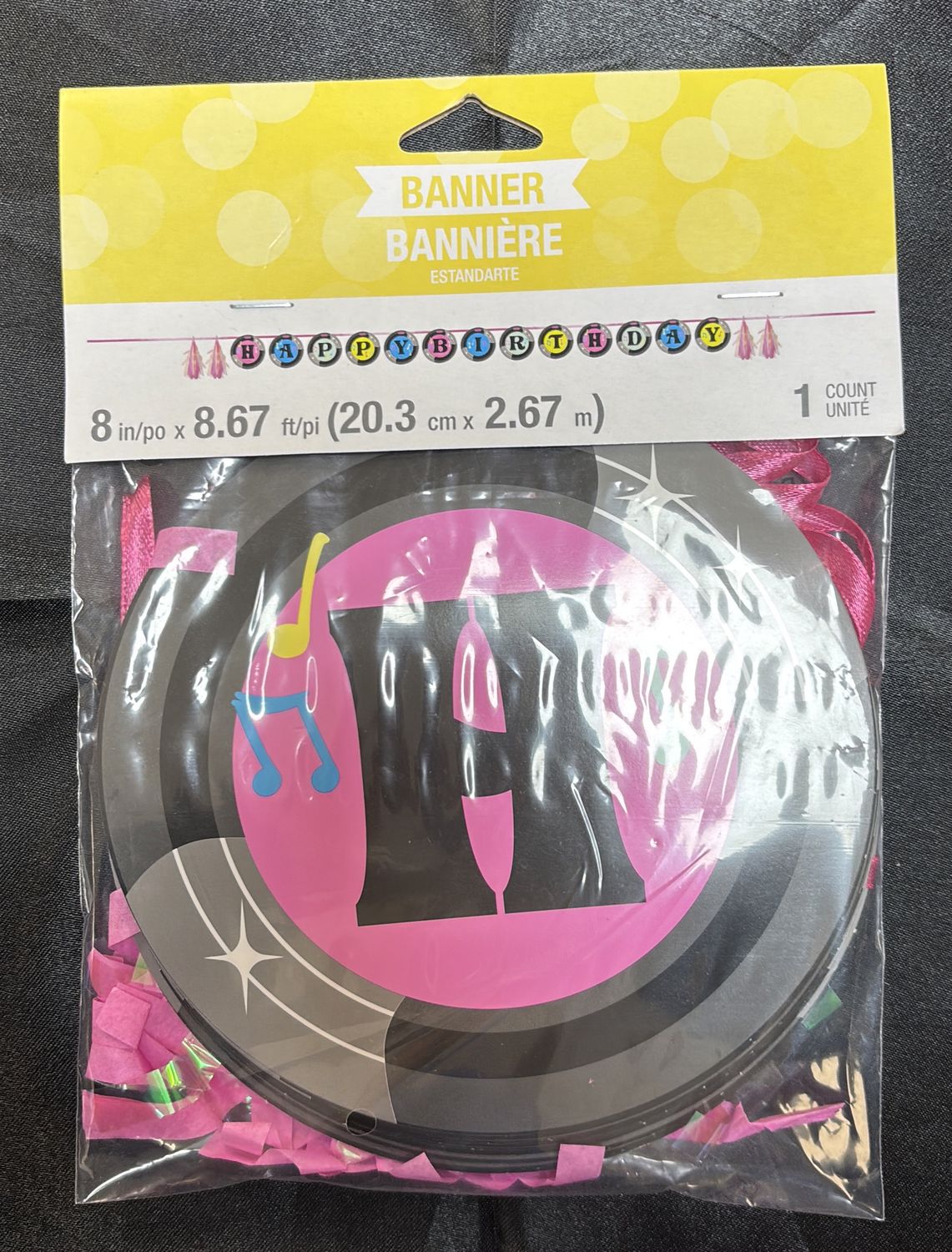 BIRTHDAY BEATS BANNER